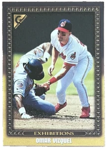 Omar Vizquel 1998 Topps Gallery Exhibitions #114 Cleveland Indians MLB Baseball - Picture 1 of 3