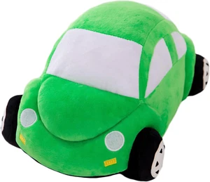 zhidiloveyou Car Plush Green Stuffed Car Shaped Pillow Cute Toy Decor Gifts - Picture 1 of 11