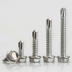 Tornillos de grifo hexagonales de acero inoxidable autoperforación Phillips M4.2 M4.8 M5.5 - Imagen 1 de 5