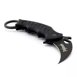 Cuchillos FOX FX-478B - Karambit moderno - Negro N690Co/Aluminio negro - Emmerson - Imagen 1 de 10