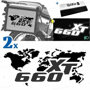 Adesivi Nero Nero compatibili per Valigie Laterali Yamaha XT 660 Tenere - Imagen 1 de 7
