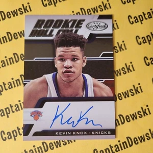 Kevin Knox 2018-19 Certificado Panini #RRC-KK Rookie Roll Call Foil RC Rookie AUTO - Imagen 1 de 3