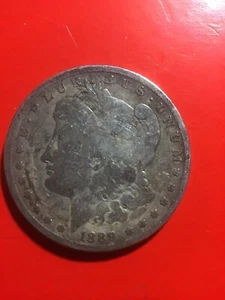 1889-O Morgan Silver Dollar, Circulated. - Picture 1 of 2