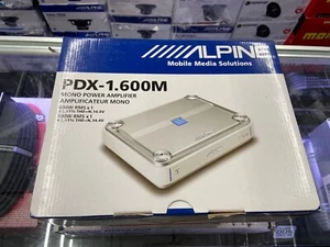 ALPINE PDX-1.600 MONO SUBWOOFER CAR AMPLIFIER *CLASSIC* - Picture 1 of 3