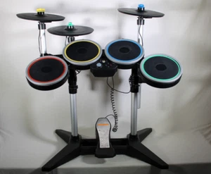 Rockband 4 Wireless Drum Set and Pro Cymbals With Kick Pedal for Xbox One - Picture 1 of 22