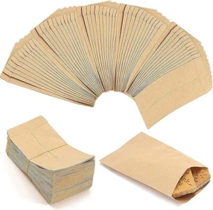 150 Stück Braune Flachbeutel Papiertüten Klein 6 * 10 Cm Mini Papiertüte Kleiner - Bild 1 von 6