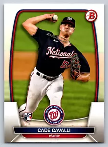 CADE CAVALLI 2023 Bowman #94 RC Washington Nationals Rookie Baseball Card - Picture 1 of 2