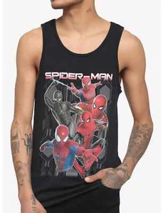 Spider-Man: No Way Home Multiverse Tanktop schwarz Herren LARGE - Bild 1 von 10