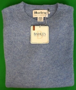 Harley Of Scotland Ice Sea Blue Shaggy Dog Shetland Crewneck Sweater Gr. XL (neu mit Etikett) - Bild 1 von 3