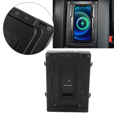 Armlehnenbox Telefon Drahtlose Ladeplatine für Toyota Highlander 2020-2024 - Image 1 of 4