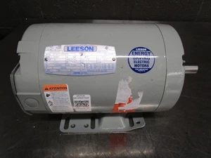 Leeson 120379.00 Electric Motor 3 HP 3450 Rpm 3PH 208-230/460 V 145T C145T34NB2E - Picture 1 of 9