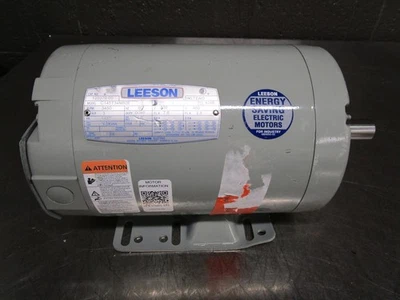 Leeson 120379.00 Electric Motor 3 HP 3450 Rpm 3PH 208-230/460 V 145T C145T34NB2E - Image 1 of 4