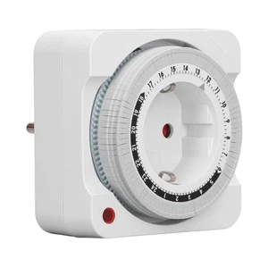 Timer Socket Mechanical 24 Hour 15 Minute Increment Auto Countdown Outlet Timer - Bild 1 von 22