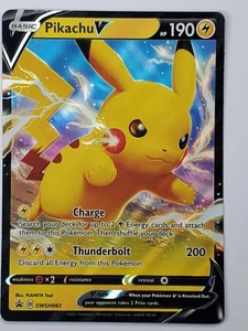 Pikachu V SWSH061 SWSH: Sword & Shield Promo NM English Pokemon - Picture 1 of 2