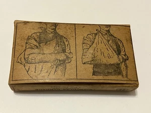 ANTIGUOS APARATOS DE SEGURIDAD MINERA VENDAJE TRIANGULAR PITTSBURGH MINERÍA DEL CARBÓN con CAJA - Imagen 1 de 3