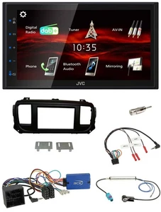 JVC USB Bluetooth Lenkrad DAB 2DIN Autoradio für Citroen Spacetourer Jumpy ohne - Bild 1 von 11