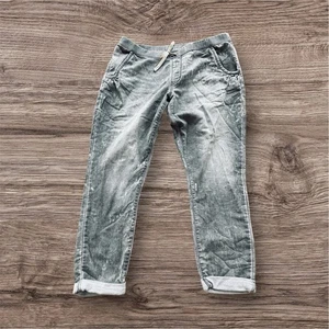 Pantalones de chándal Levi's Strauss Tye Dye Tie Die gris blanco grueso pesado con puños XL - Imagen 1 de 4