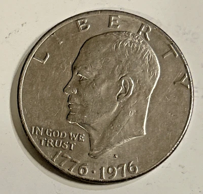 1976 $11 Coin Die Error Filled Mint Mark ERROR COIN Eisenhower Dollar NICE - Image 1 of 3