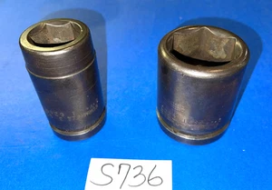 CORNWELL TOOLS 2 PIECE 1 INCH DRIVE SAE. IMPACT SOCKETS 1-1/4 & 1-7/8 - Picture 1 of 15