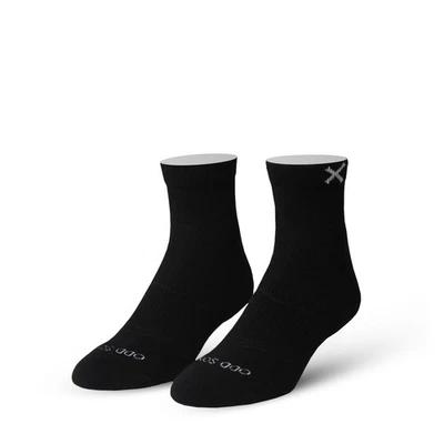 Calcetines de cuarto negros ODD SOX Basix, hombre mujer, atléticos, ligeros, paquete de 3 Foto 1 de 2