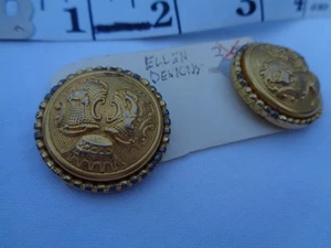 Vintage Jewelry Designer ELLEN DESIGNS Clasp Back earrings - Bild 1 von 4