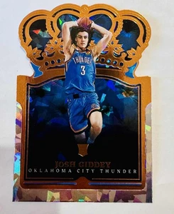 Josh Giddey 2021-22 Panini Crown Royale Die Cut Rookie Card Bronze Crystal - Picture 1 of 1