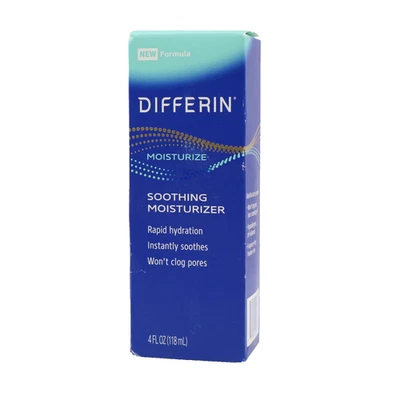 Differin Face Moisturizer, Soothing Lotion for Face and Body Sensitive Skin 4 oz - Image 1 of 4