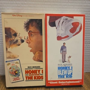 Honey I Shrunk the Kids & Honey I Blew up the Kid + bonus Tummy Trouble (VHS) - Picture 1 of 5