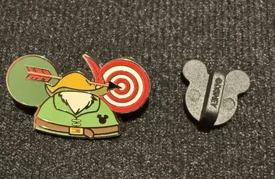 Prendedor Disneyland Hidden Mickey Wave B - Orejas de Mickey - Robin Hood Foto 1 de 2