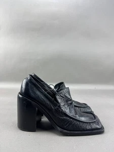 Jil Sander Damen High Heel Pumps Schwarz Leder Italy Größe 40 - Bild 1 von 8