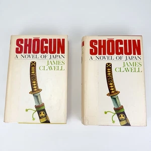 Shogun 1975 First Edition Book Club Novel Set (2 Volume) James Clavell. Atheneum - Picture 1 of 9