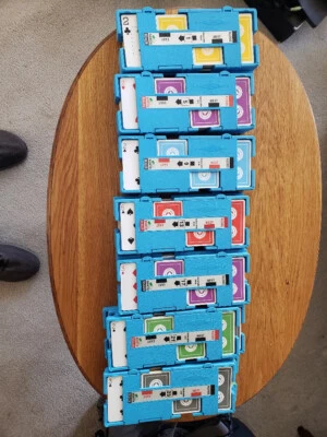 Tableros de puente duplicados.  28 tableros con 28 barajas de cartas Foto 1 de 4