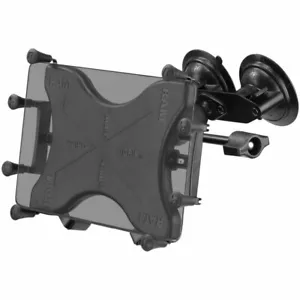 Dual Suction Cup EFB Mount and X-Grip� Holder for 10" Tablets RAM-B-189-UN9-FRO1 - Picture 1 of 3