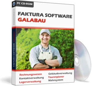 Faktura Software GaLaBau,Rechnungsprogramm für Gartenbauer,Landschaftsbauer,EDV - Bild 1 von 12
