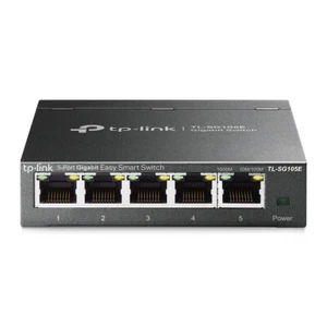TP-LINK 5-Port Gigabit Easy Smart Switch - TL-SG105E - Picture 1 of 6