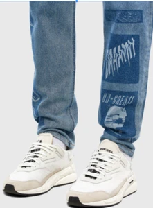 NEU Herren DIESEL D-VIDER 009GD JEANS Größe W33 L30 Stretch Karottenbein - Bild 1 von 20