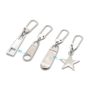 Metal Zipper Slider Fixer Puller Tab Instant Bag Handbag Zipper Replace Sewing S - Picture 1 of 5