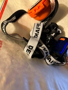 2 Vintage Defiant & Night Stick Head lamp Lights Camping Hiking Forehead *Read - Picture 1 of 9