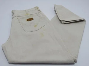 Wrangler Vintage Regular fit Straight Leg Beige Jeans W36 / L34 SKU 9223 - Picture 1 of 13