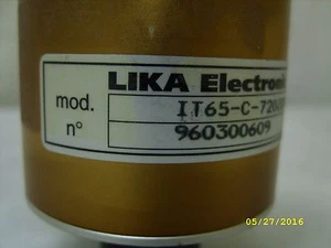 LIKA - CODIFICADOR DE EJE IT65-C-720ZCP1E ITALIA *NUEVO/SIN CAJA* - Imagen 1 de 7