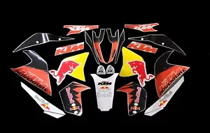 KTM LC8 1190 ADVENTURE R DAKAR LIVERY BLACK FAIRING GRAPHIC DECALS VINYL KIT - Picture 1 of 7