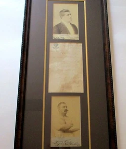 Boxing Heavyweight Champions memorabilia James J. Corbett & John L. Sullivan - Picture 1 of 8