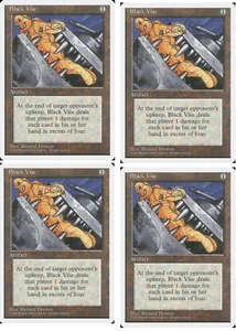 TOP & KULT  4 x Black Vise / Todespresse  - 4th EDITION -  englisch **Playset** - Bild 1 von 1