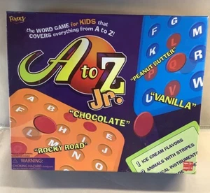 A to Z Jr. Junior - Word Game for Kids - 2004 Fundex Used Hard To Find - Picture 1 of 12