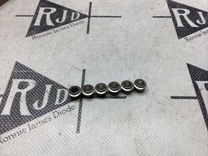 Fender Deluxe Guitar Tuner Ferrules Relic Nickel Bushing Set 6 - Picture 1 of 4