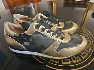 Carvela Kurt Geiger scarpe da ginnastica donna oro esercito taglia 6 uk 39 euro - Foto 1 di 6