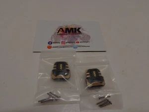AMK Professional RC Car Upgrade 2 pcs. TRX4M Brass Differential Cover New - Picture 1 of 5