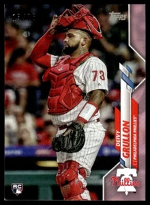 2020 TOPPS MINI PINK /25 Deivy Grullon Rookie Philadelphia Phillies #U-157 - Picture 1 of 2