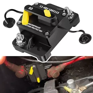 Für Minn Kota MKR-27 60Amp Wasserdichter Leitungsschutzschalter 1865115 für Trolling Motor - Bild 1 von 12