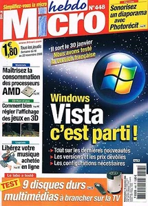 Micro Hebdo   N°448   16 nov 2006 : Vista - Picture 1 of 1